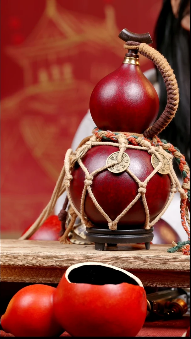 689号纯手工制作天然大漆真葫芦