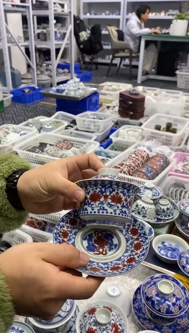 摆件陶景德陶瓷茶具容量约150