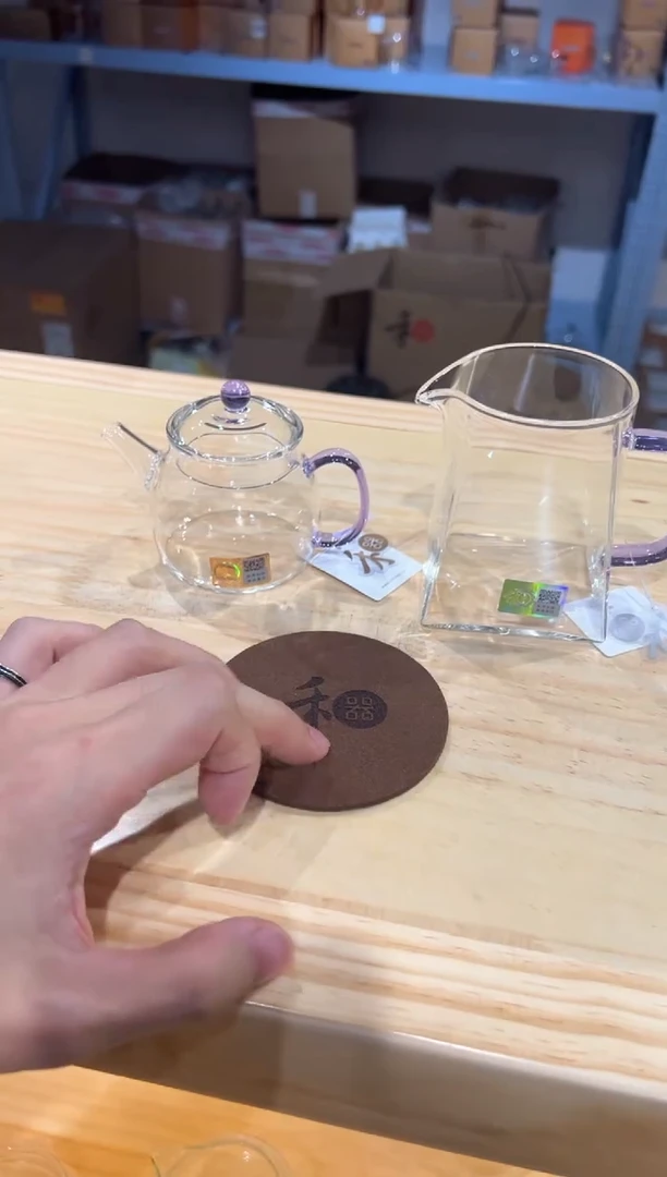 禾器-言卿壶-浅紫色+翰然浅紫+禾器杯垫