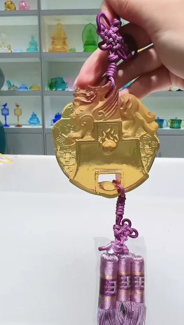 手工艺品琉璃古法琉璃车挂