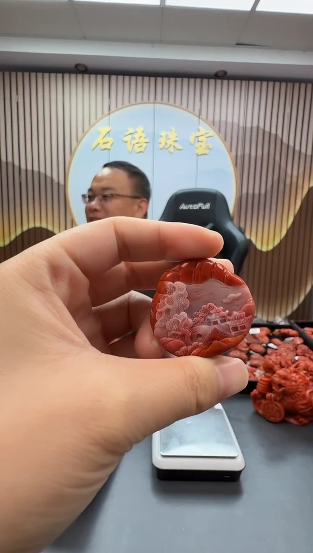 未镶嵌雕刻南红玛瑙104ZB1111产品一个