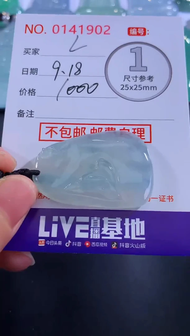 颈饰未镶嵌翡翠L**?！