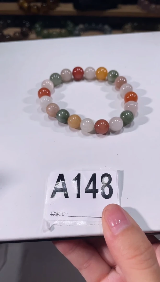 未镶嵌手链水晶A148 彩兔毛