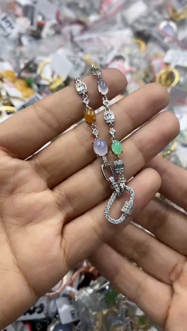 银S925镶嵌戒指翡翠141414----4