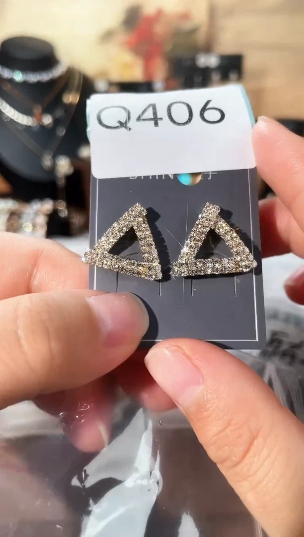 合金925银锆石Q406