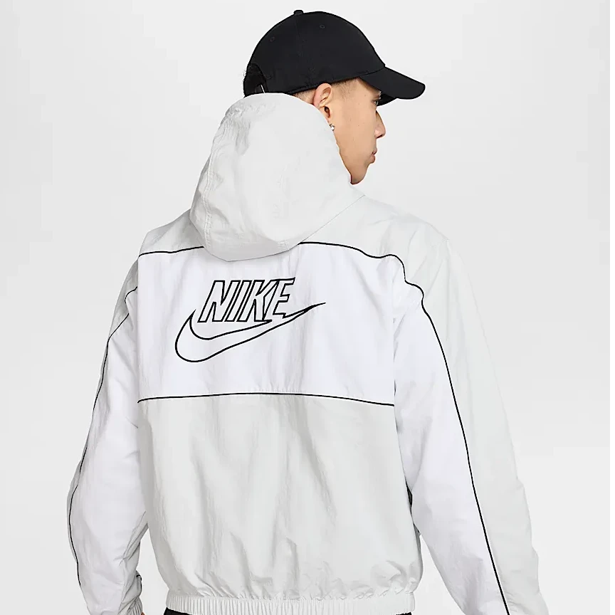 NIKE/耐克欧若风运动休闲背后图案单层连帽夹克HJ2013-025
