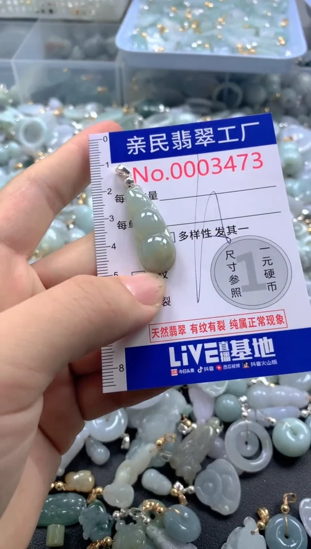颈饰未镶嵌翡翠3473