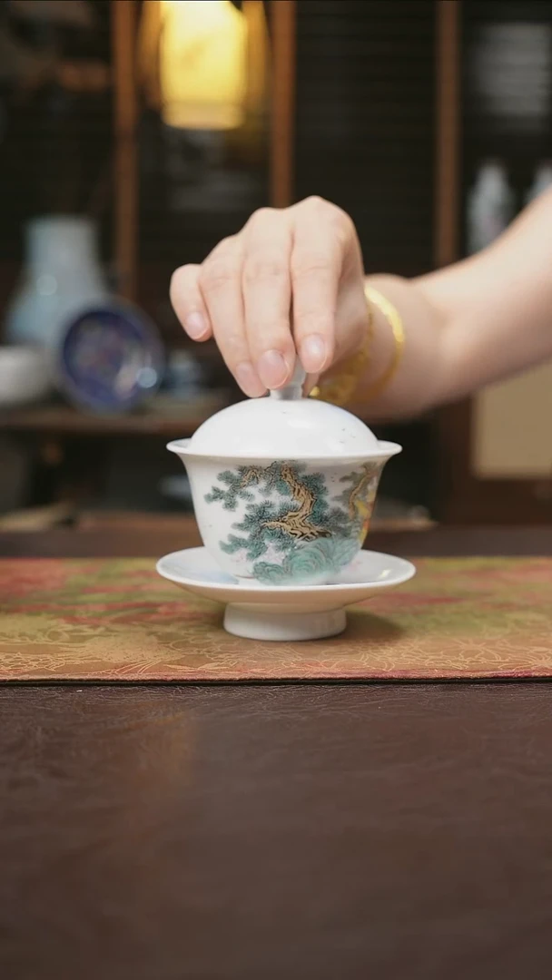 杯景德镇陶瓷杯碗柴烧多人