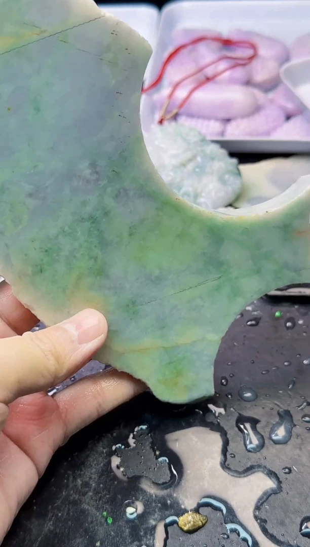 配石翡翠嘉*187天然A货翡翠