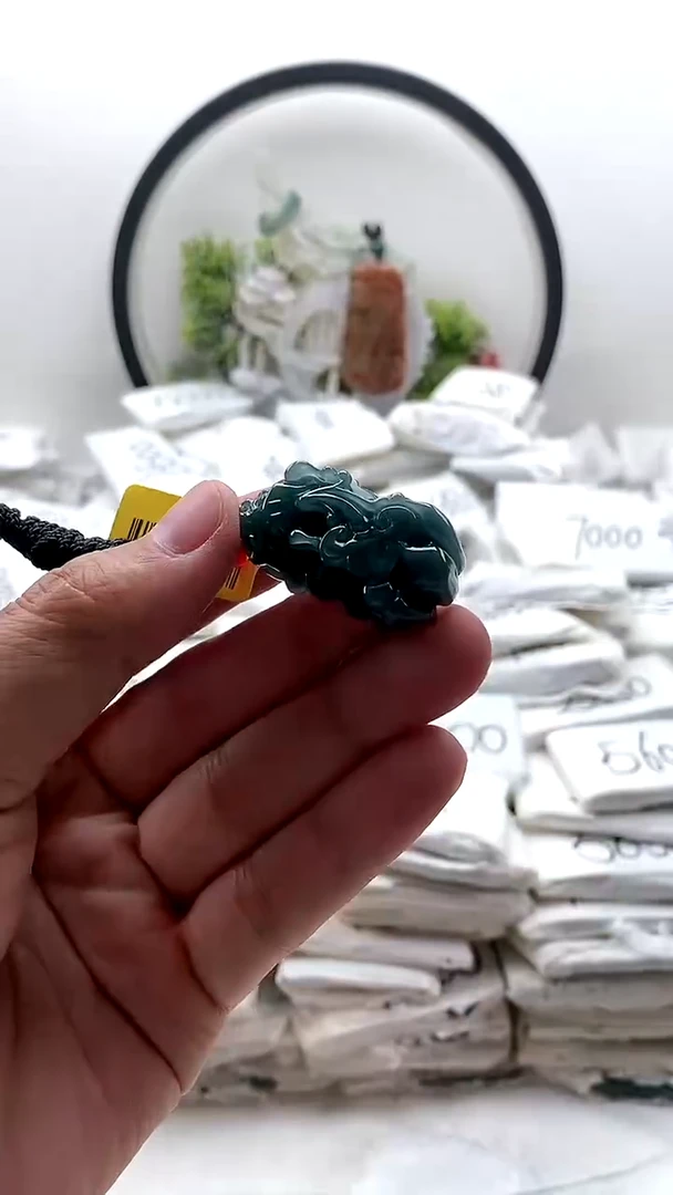 颈饰未镶嵌翡翠貔貅