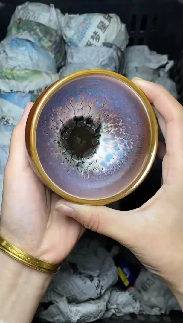 【闪购商品】茶盏金樽 将军 盏三疯建盏茶器