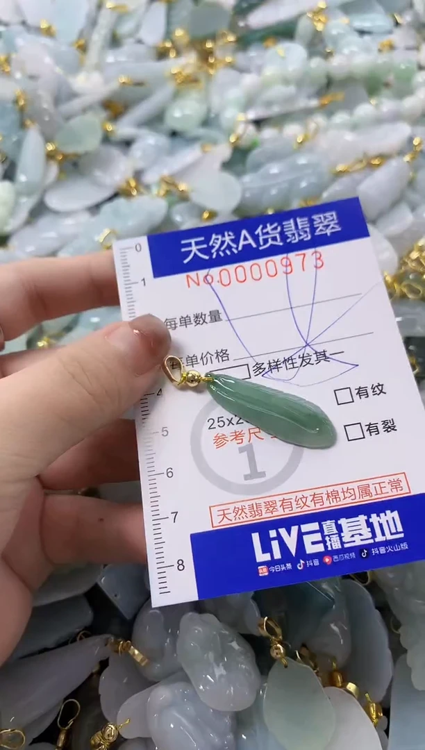 颈饰未镶嵌翡翠天然A货翡翠
