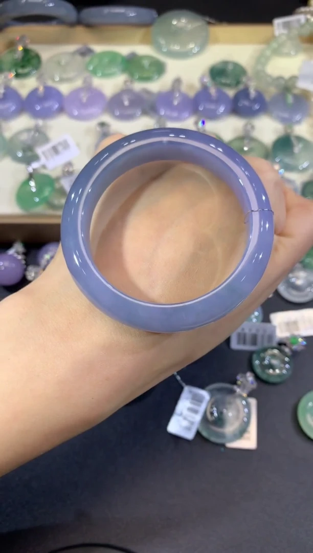 未镶嵌手镯翡翠润***8102-手镯