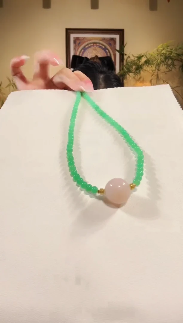 未镶嵌项链石英质玉项链