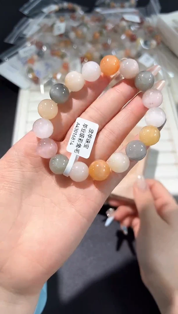 未镶嵌手串水晶31q多样性发其一【1条】默认微瑕12mm