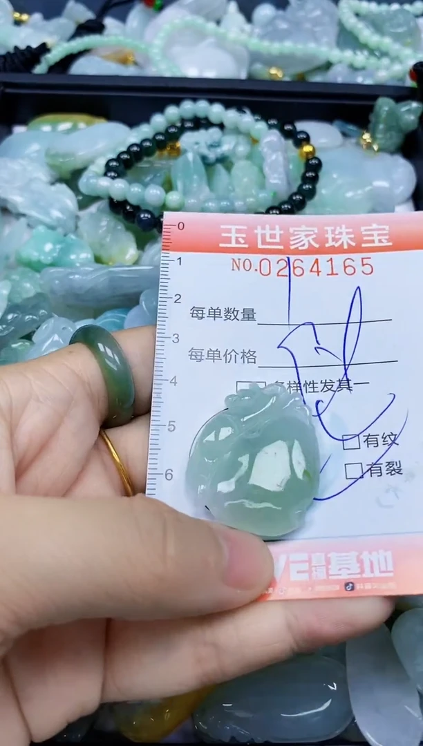 翡翠未镶嵌颈饰闪购0264165