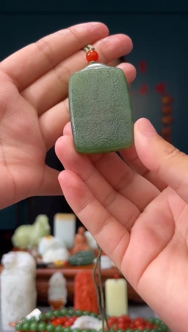 【闪购商品】和田玉颈饰未镶嵌无事牌