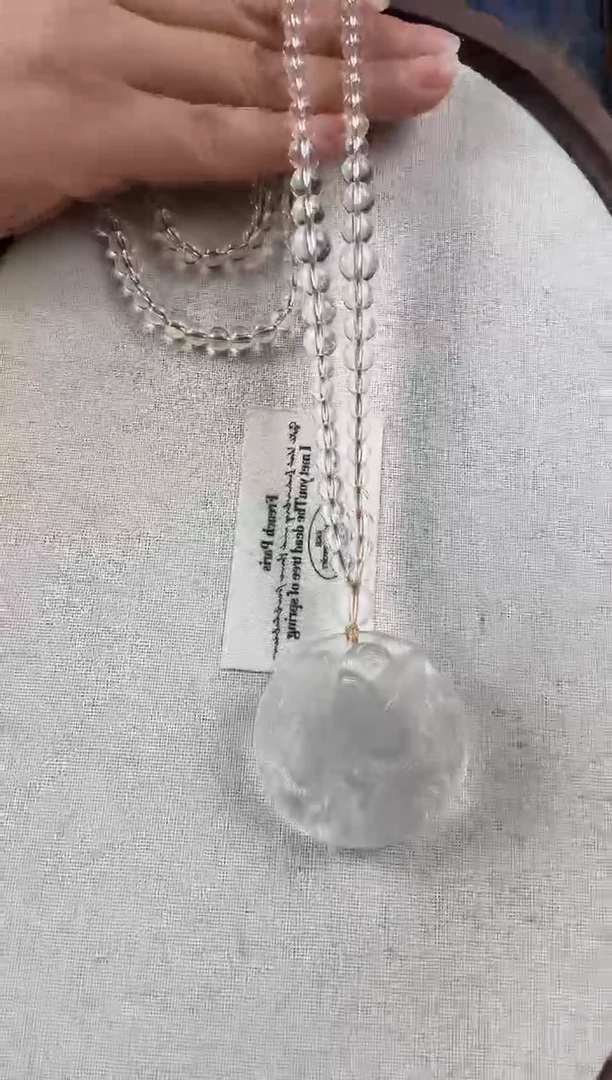 颈饰未镶嵌水晶纯天然水晶吊坠