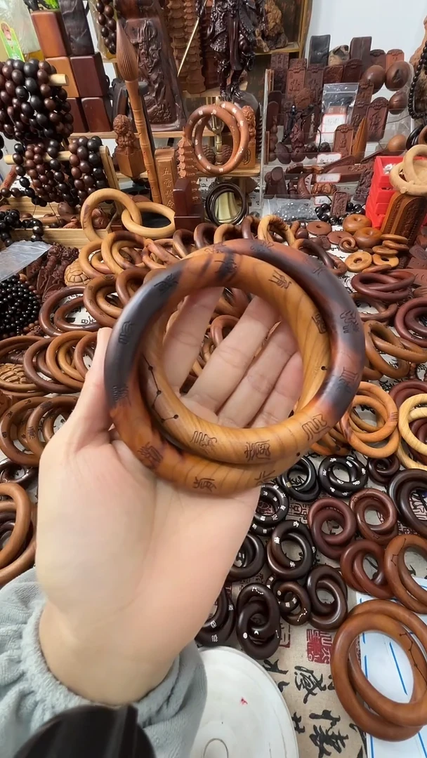 枣木乾坤圈桃木75圈口一物一拍