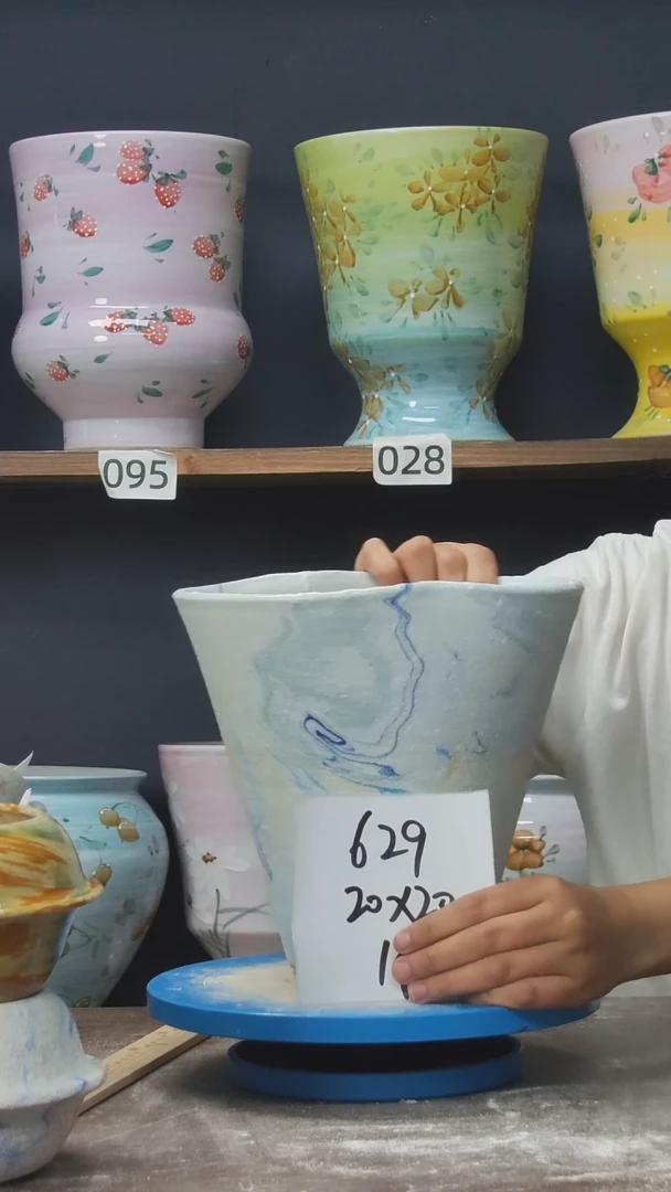 摆件景德镇花盆默认微瑕629