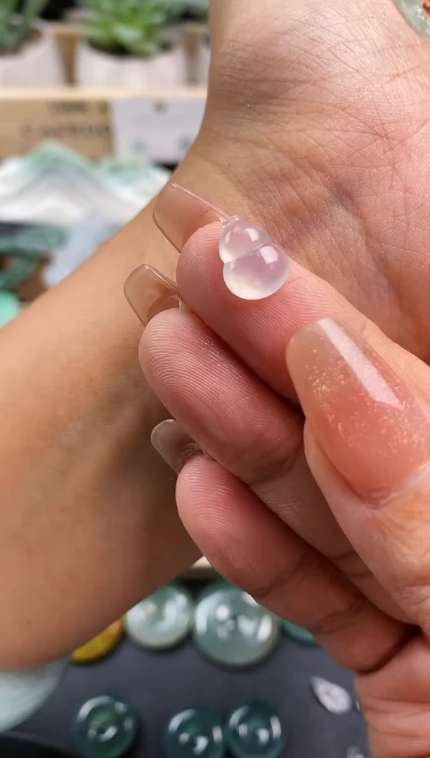 裸石翡翠A*夏 葫芦定向 A宁夏