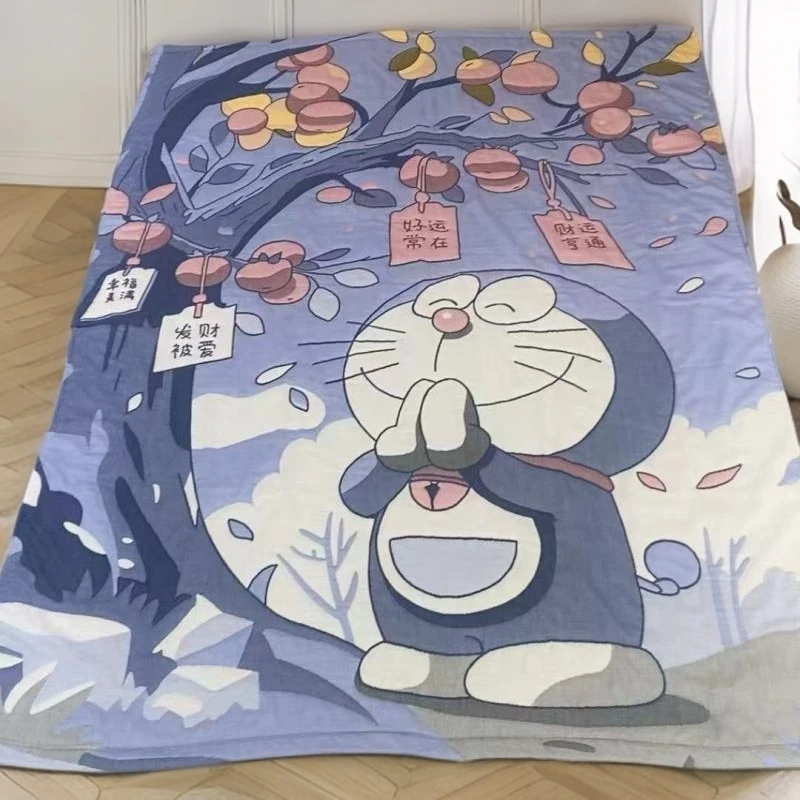 【邀月叮当】150*200cm  A类全棉纱布云朵泡芙被