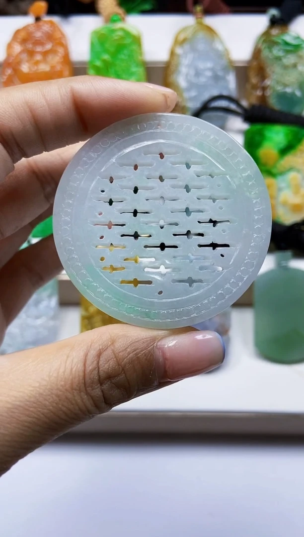 颈饰未镶嵌翡翠翡翠A货