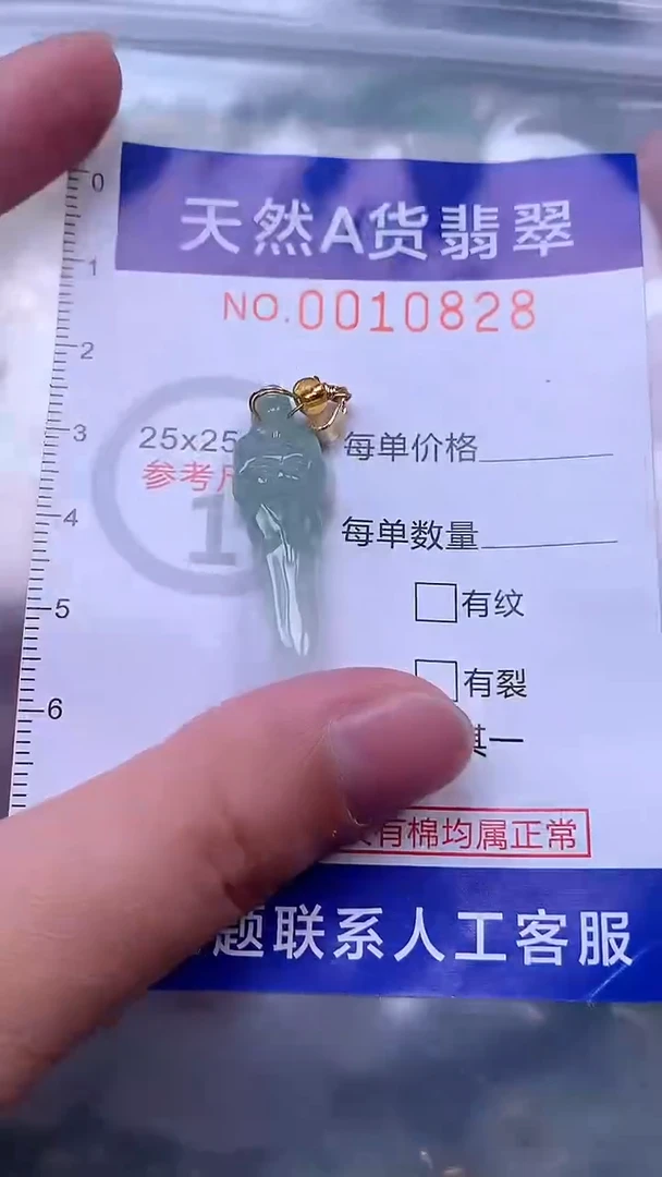 吊坠(赠链)未镶嵌翡翠1