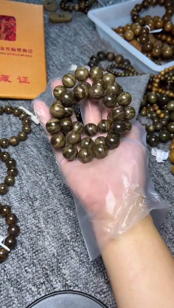 阴沉木手串/手链1.8水波纹188