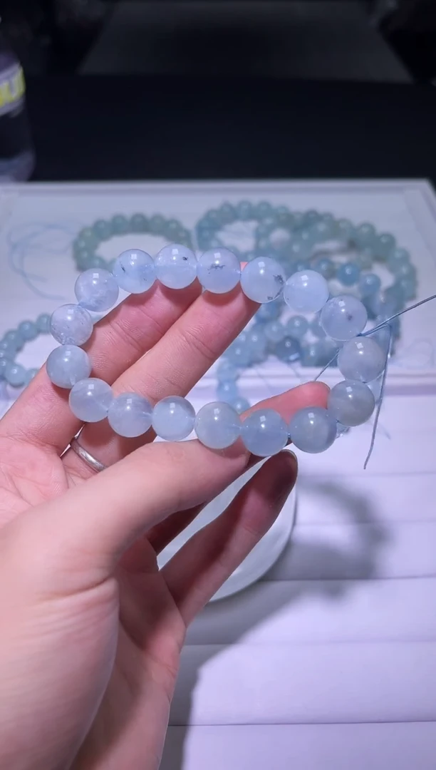 1海蓝宝石（处理）X009-海蓝宝单圈-多样性发其一