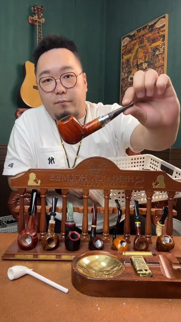 石楠木木雕款意大利进口石楠木烟斗
