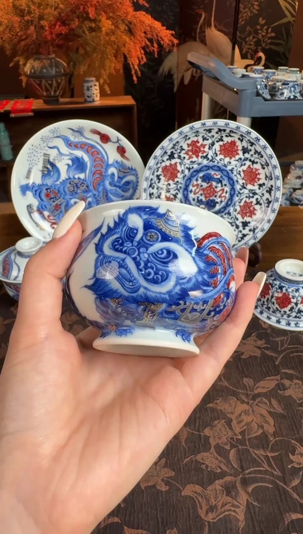 杯子永明尚玩醒狮炉式杯