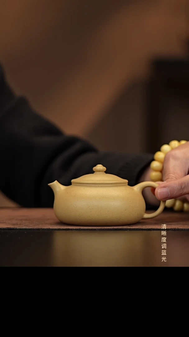 允禾斋 紫砂壶  寒江 梨皮