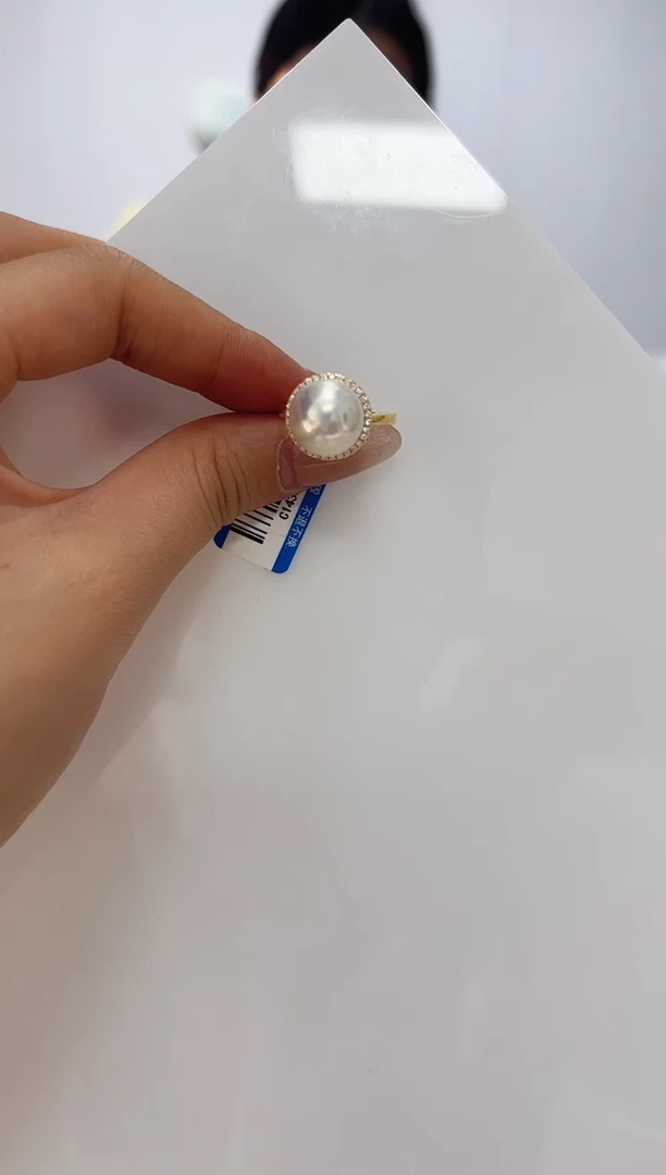 【闪购商品】淡水珍珠DA银S925镶嵌c1438 珍珠戒指 11