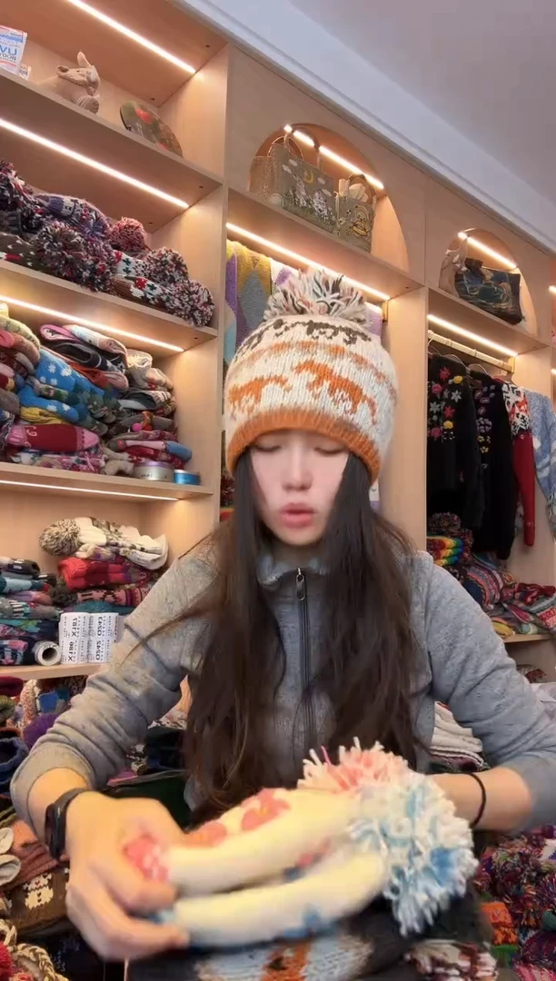 羊毛马到成功单球帽