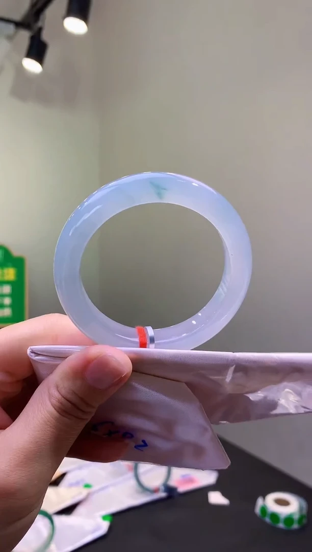 未镶嵌手镯翡翠-c52天然缅甸翡翠A货正圈52.4