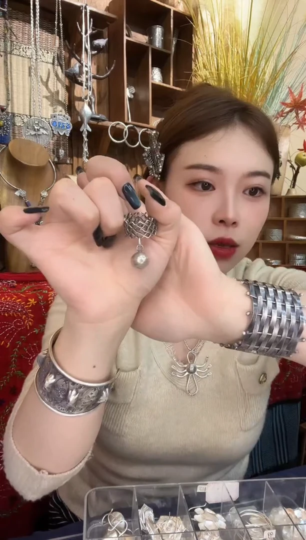 无925银风***痛戒指