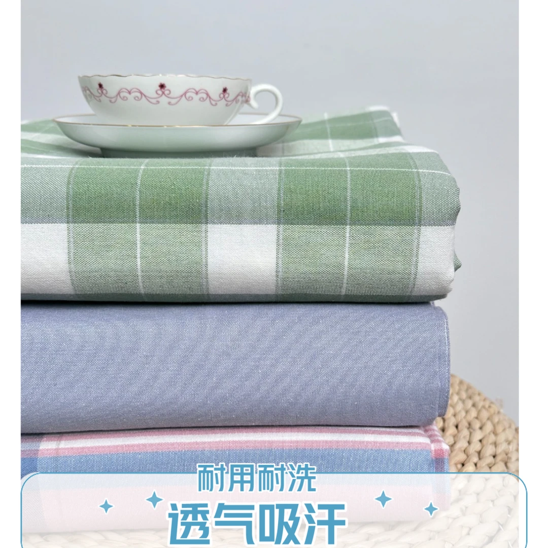 木蘭摇老粗布床上棉被套及家用学生宿舍简约透气耐用土布被罩