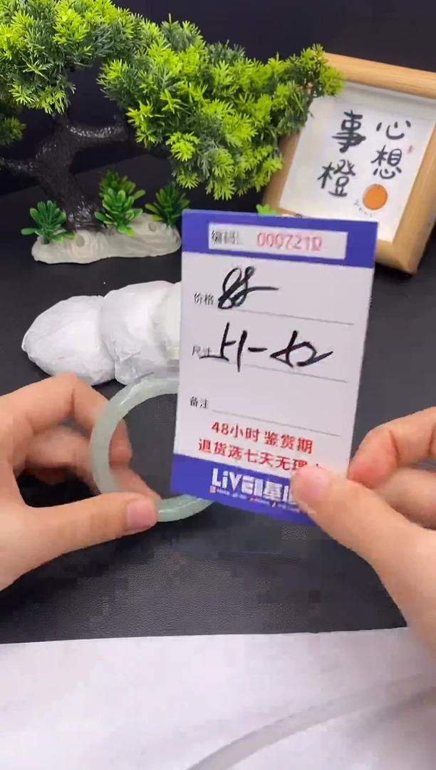 未镶嵌手镯翡翠0007210