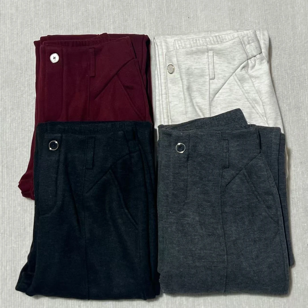 【825秋冬女裤】直筒裤保暖中腰秋冬休闲裤