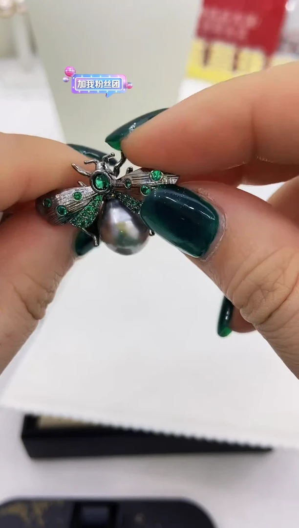 【闪购商品】海水珍珠胸针未镶嵌40