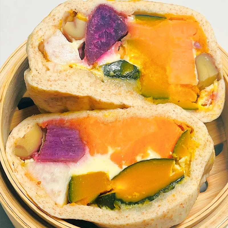 【顺丰包邮】手作粗粮五谷丰登馒头加热即食乳酪有料欧包半成品轻食