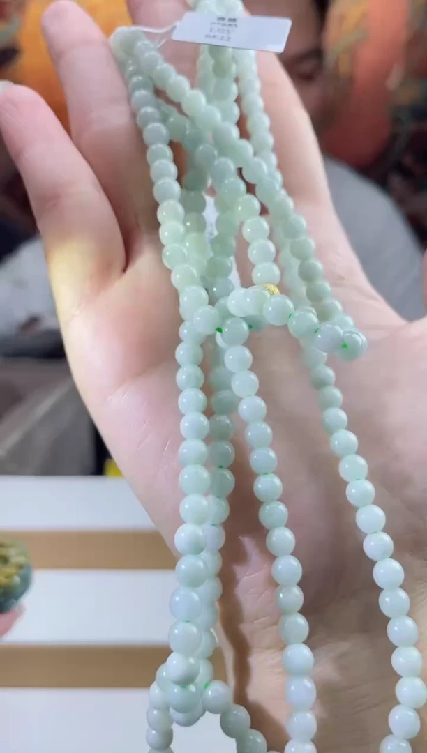 翡翠未镶嵌颈饰多样性发其一珠链32