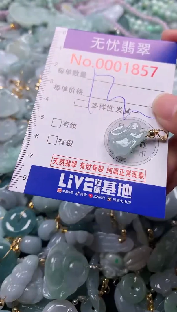 吊坠(不含链)未镶嵌翡翠1857