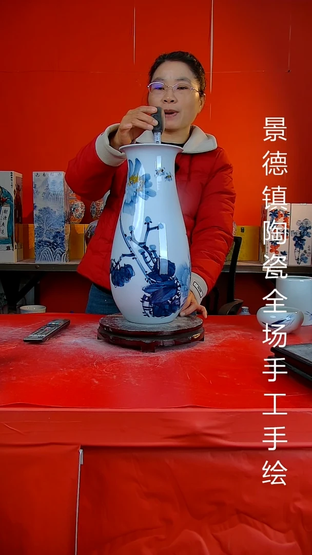 摆件陶瓷景德镇陶瓷 全场手工手绘