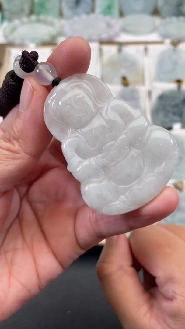 颈饰未镶嵌翡翠天然缅甸翡翠A货101