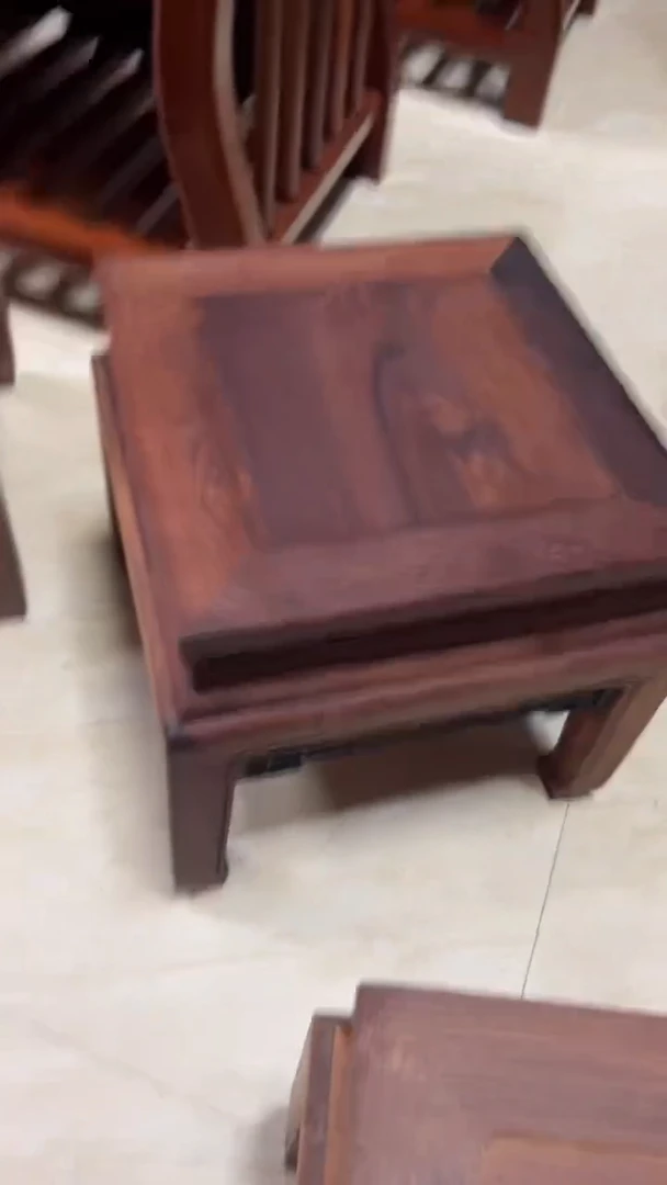 红酸枝木类家具福利款老挝红酸枝小凳子毛坯