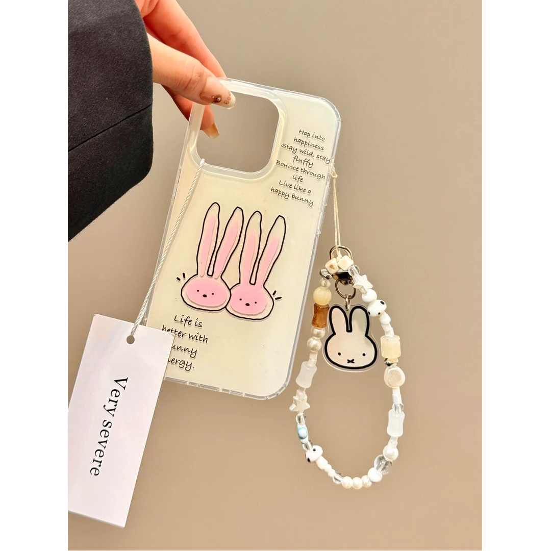 可爱米菲兔适用苹果手机壳华为vivo小米荣耀oppo红米新款全包女壳