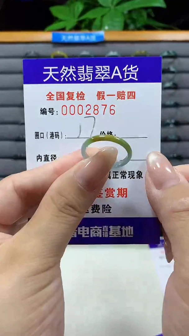 未镶嵌戒指翡翠2876天然翡翠A货