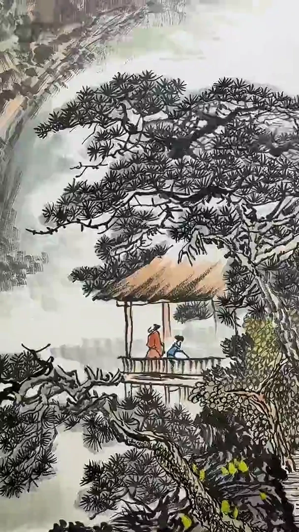 国画陈京广手绘绘画作品4-1